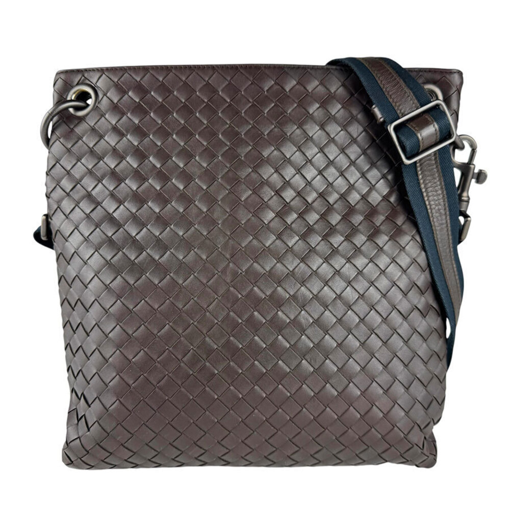 Bottega Veneta shoulder bag Intrecciato leather brown